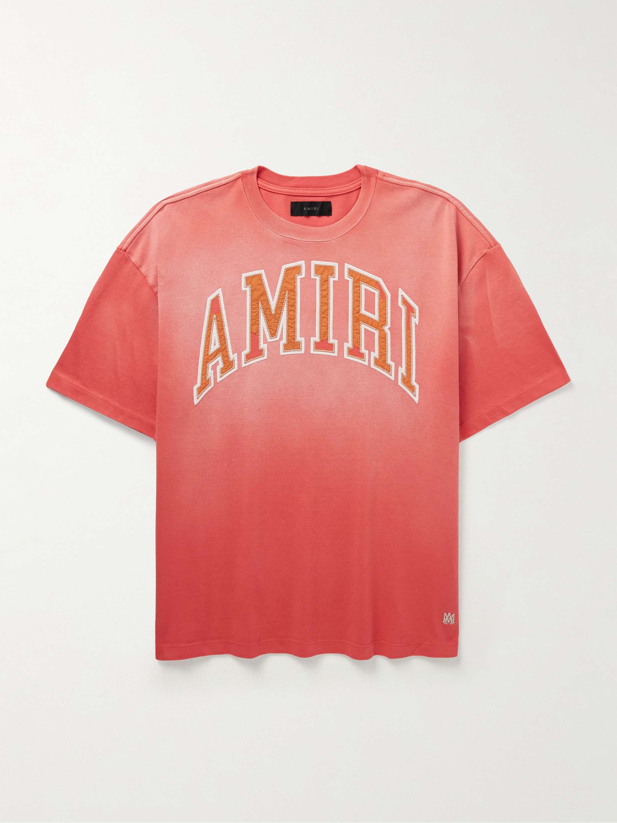 AMIRI Logo-Appliquéd Cotton-Jersey T-Shirt for Men | MR PORTER AMIRI Logo-Appliquéd Cotton-Jersey T-Shirt for Men | MR PORTER