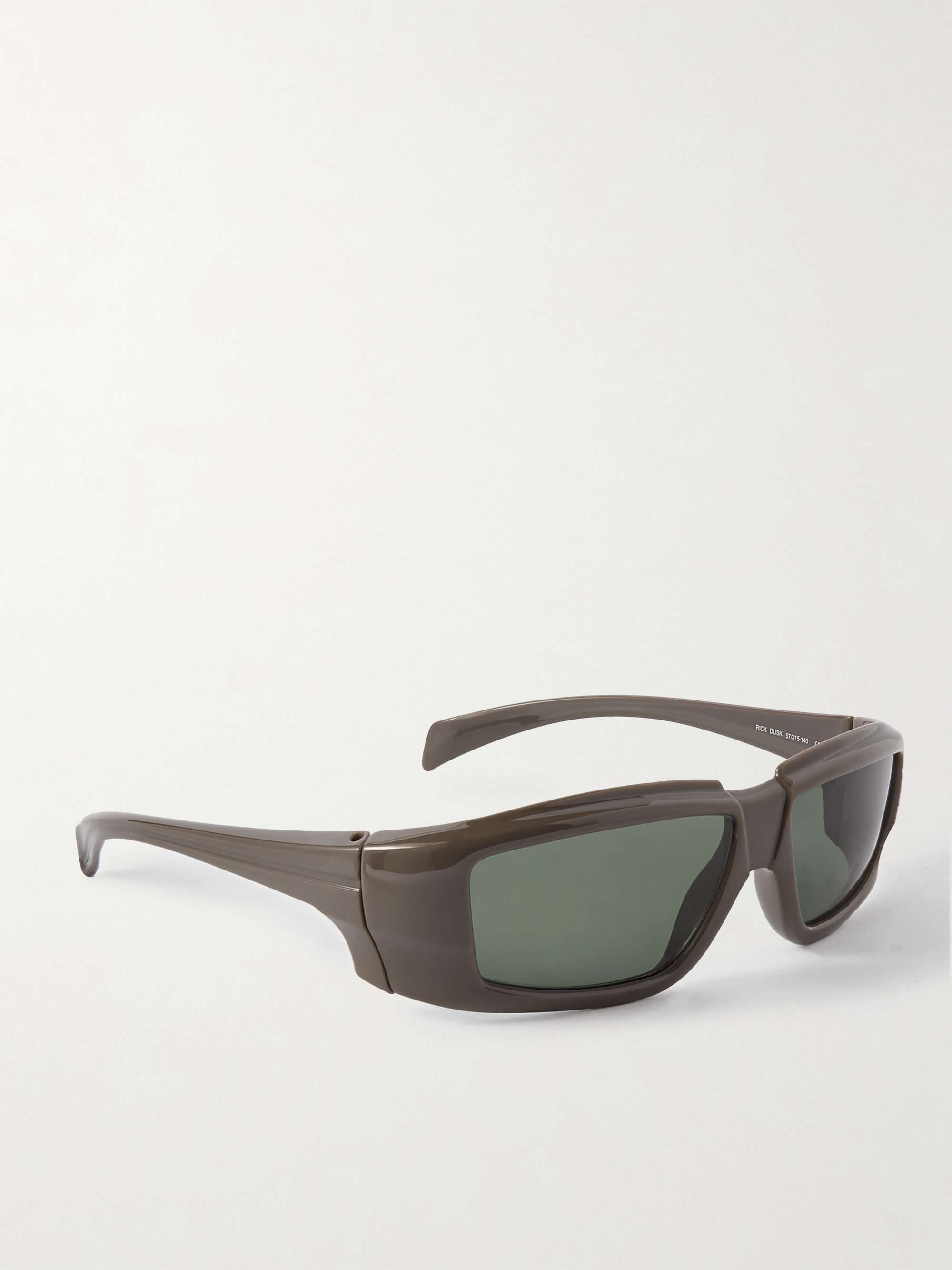 RICK OWENS Wrap D-Frame Acetate Sunglasses
