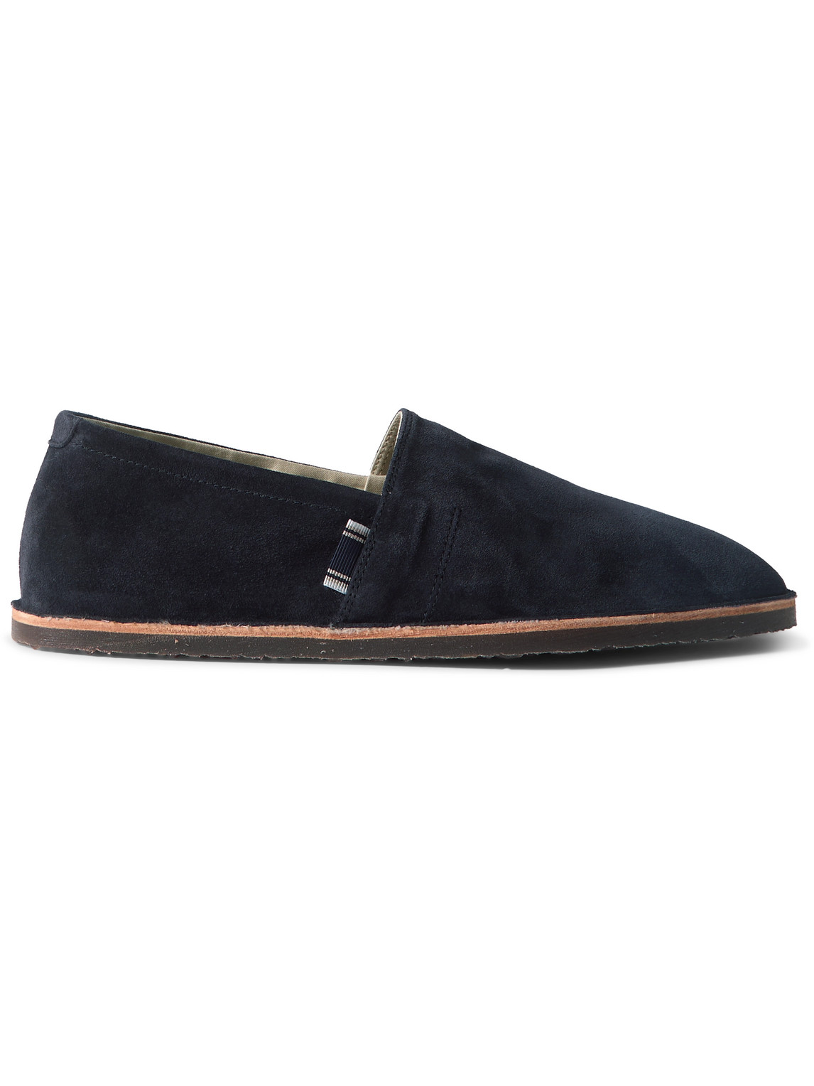 Brunello Cucinelli Suede Slip-on In Blue