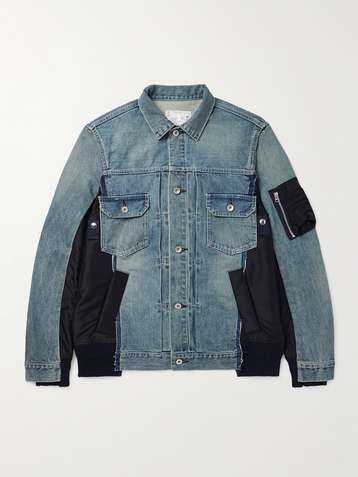 Sacai Denim Jackets for Men | MR PORTER