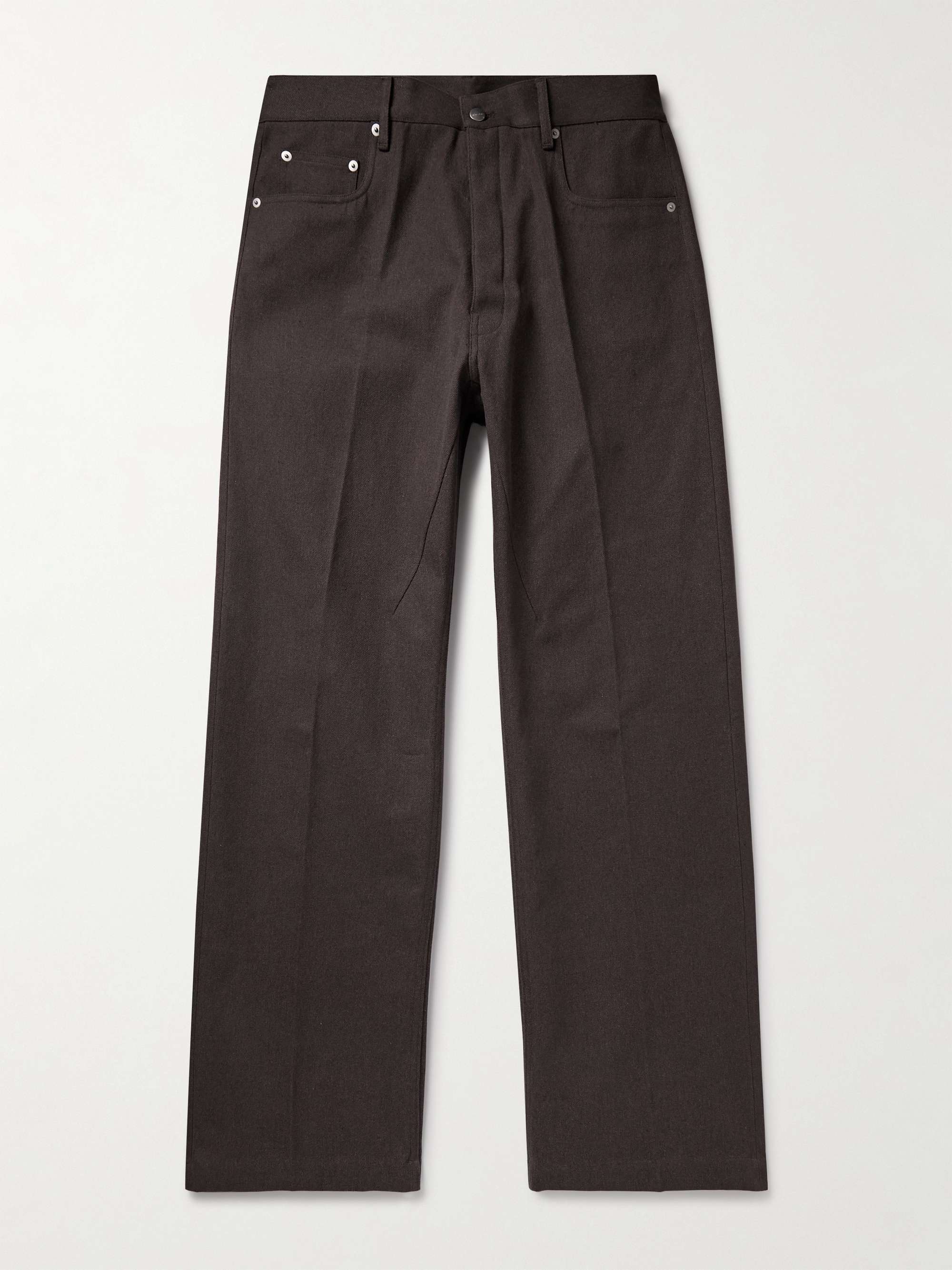 最安値に挑戦！ RICK OWENS Geth Wide-Leg Jeans for Men | MR PORTER パンツ