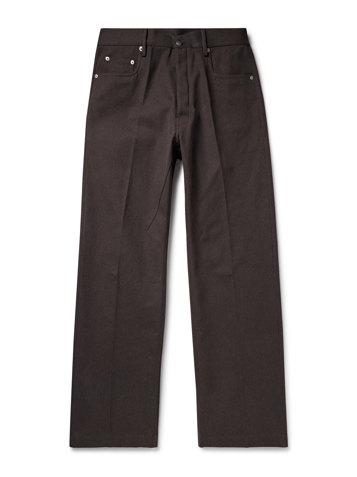 Rick Owens - Geth Wide-Leg Jeans - Men - Brown - UK/US 36