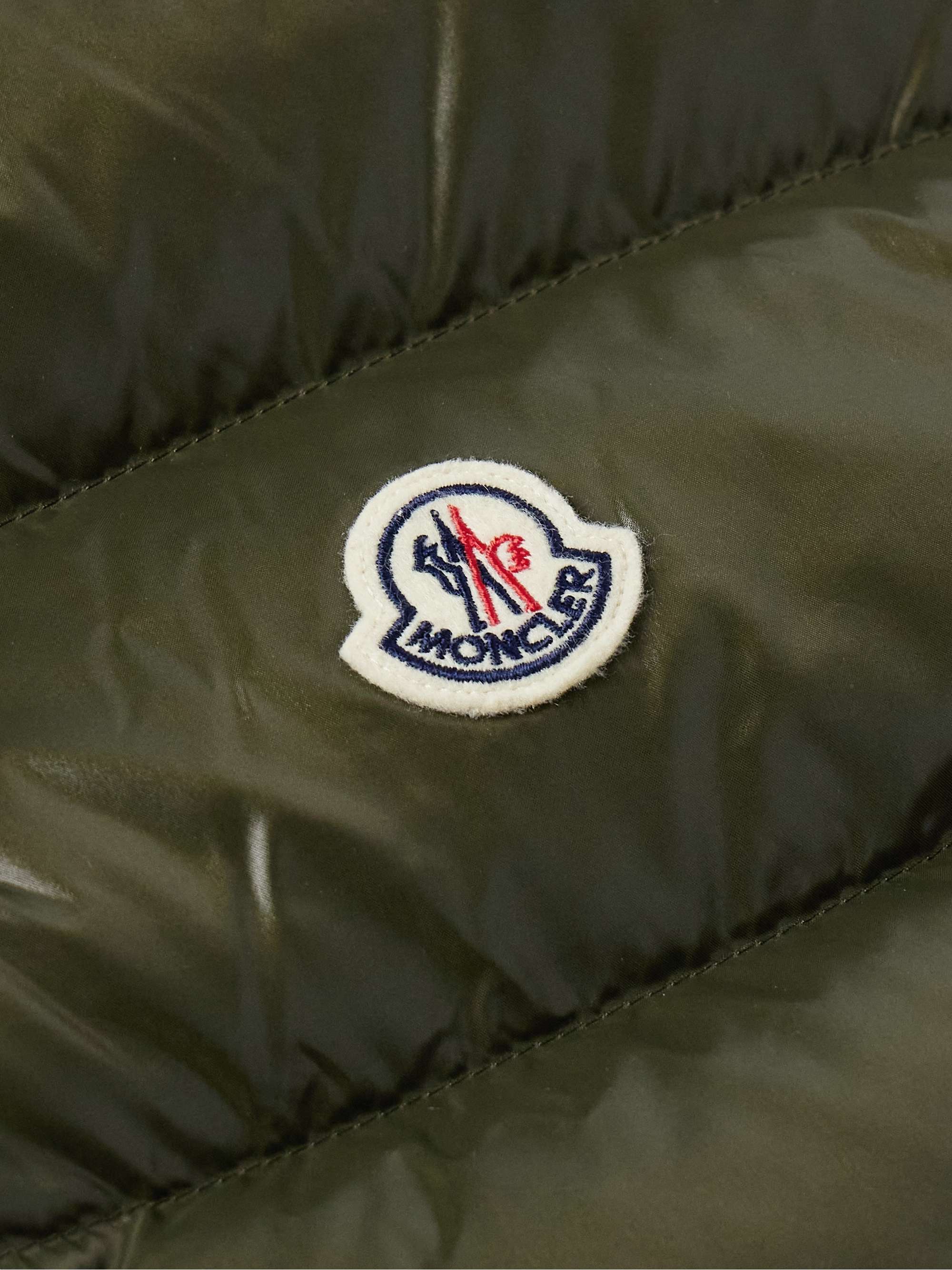 MONCLER Tibb Logo-Appliquéd Quilted Shell Down Gilet