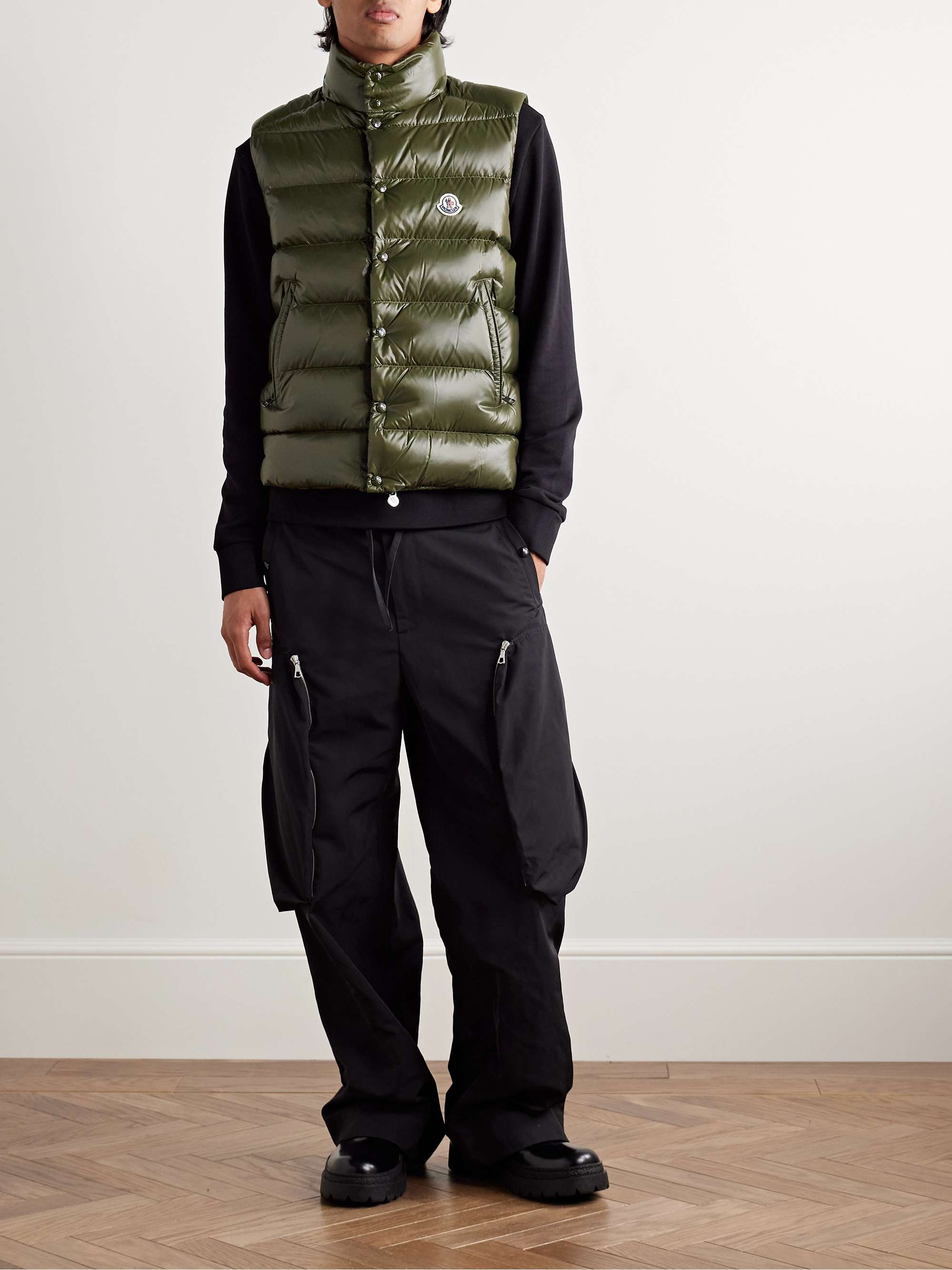 MONCLER Tibb Logo Appliqued Quilted Nylon Down Gilet for Men MR PORTER