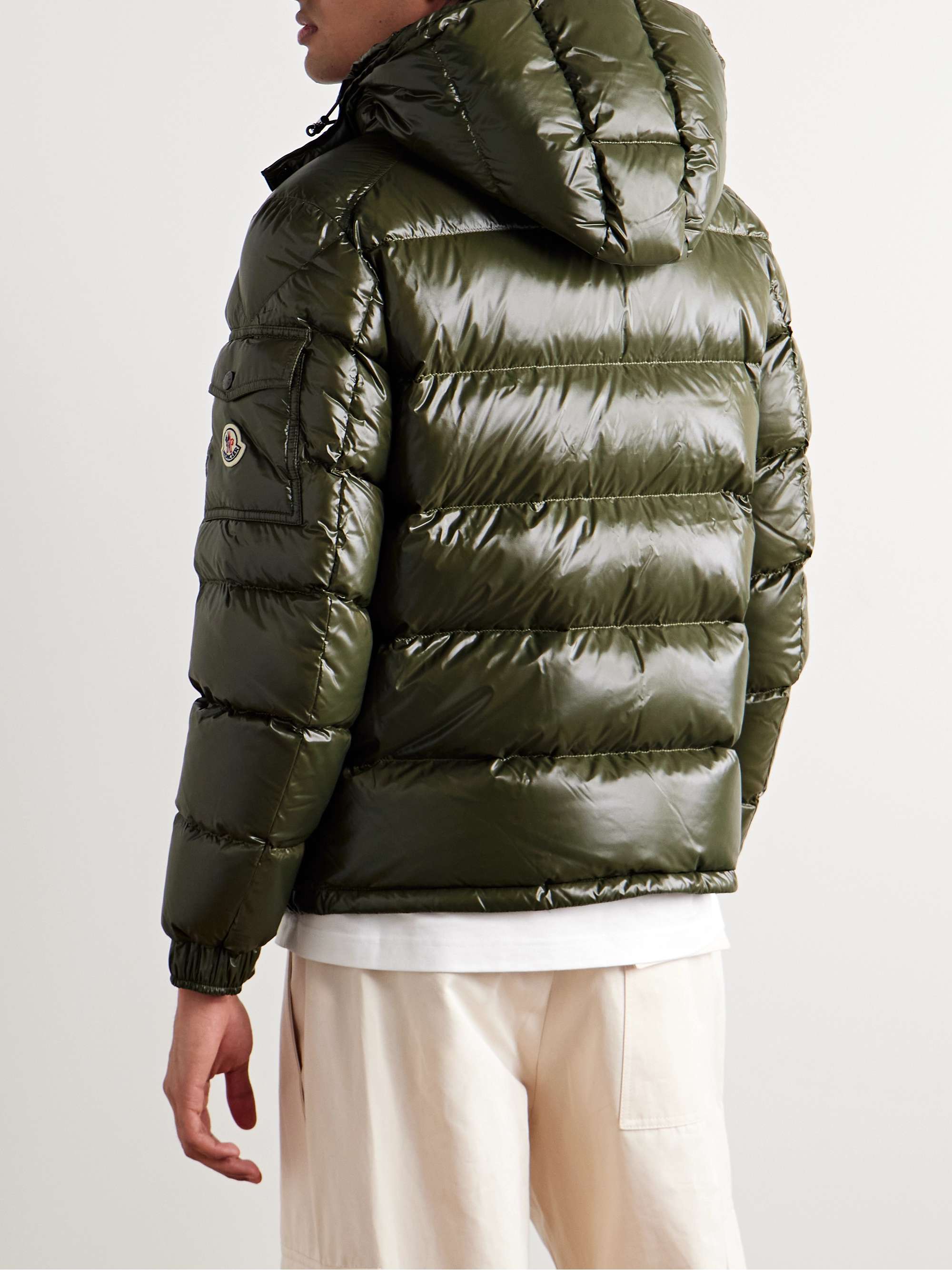 MONCLER Maya Quilted Shell Hooded Down Jacket