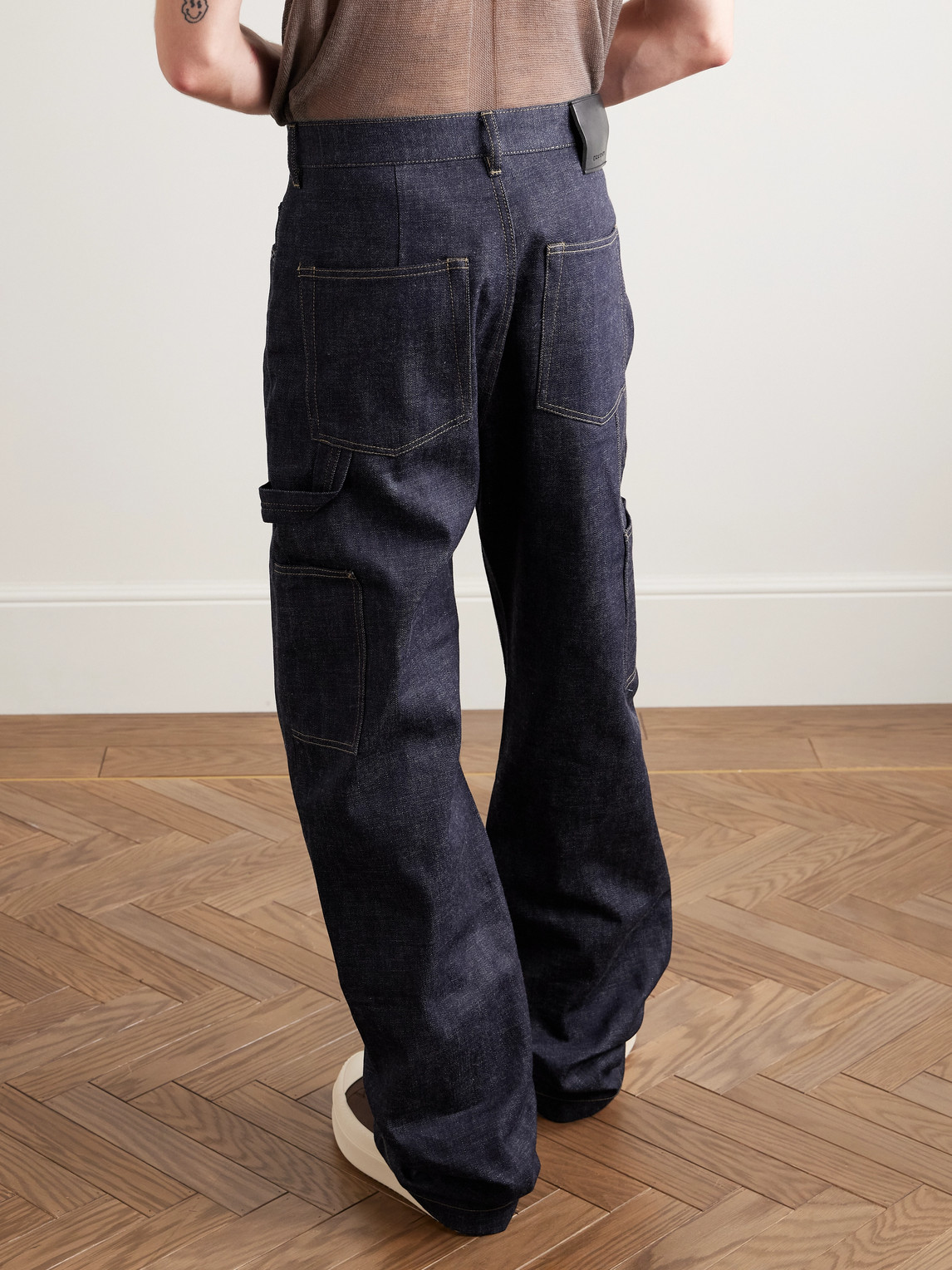 DRKSHDW by Rick Owens Double-Knee Geth Wide-Leg Jeans