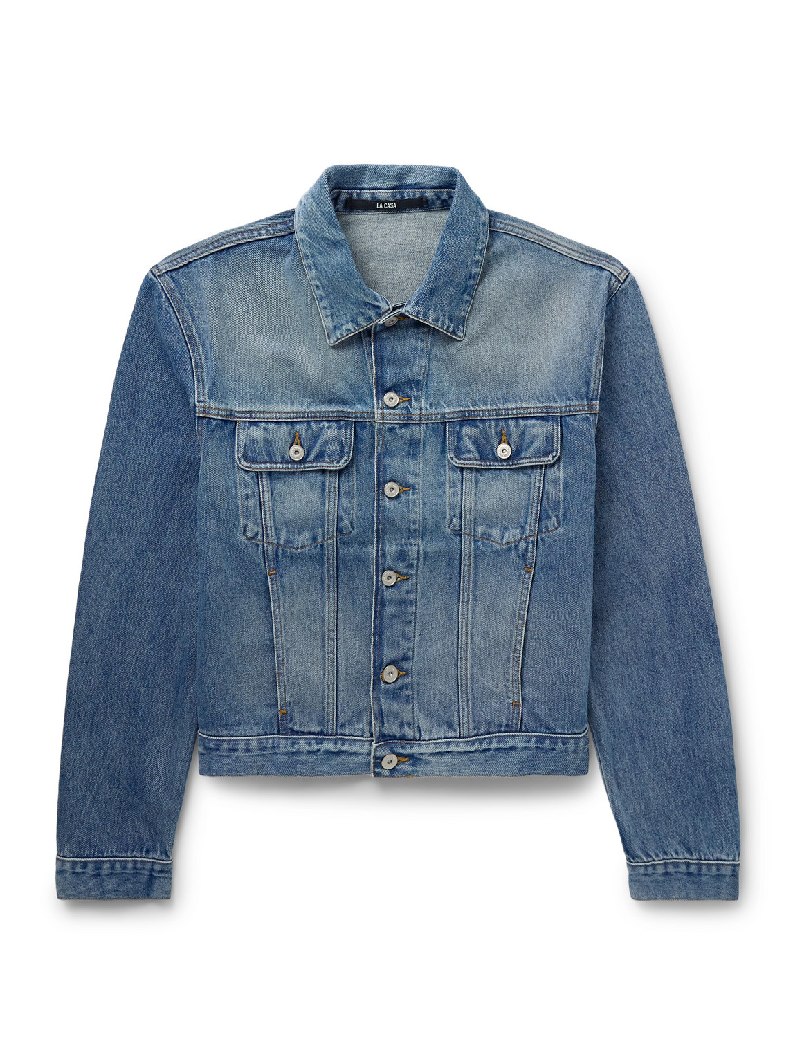Logo-Appliquéd Denim Jacket