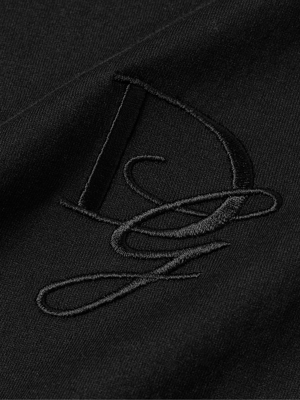 DOLCE & GABBANA SLIM-FIT LOGO-EMBROIDERED COTTON-JERSEY T-SHIRT