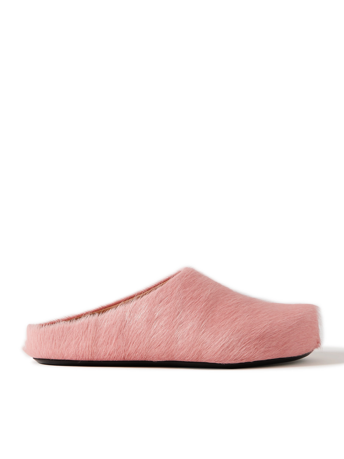 Marni Ssense Exclusive Pink Fussbett Sabot Loafers In Pink