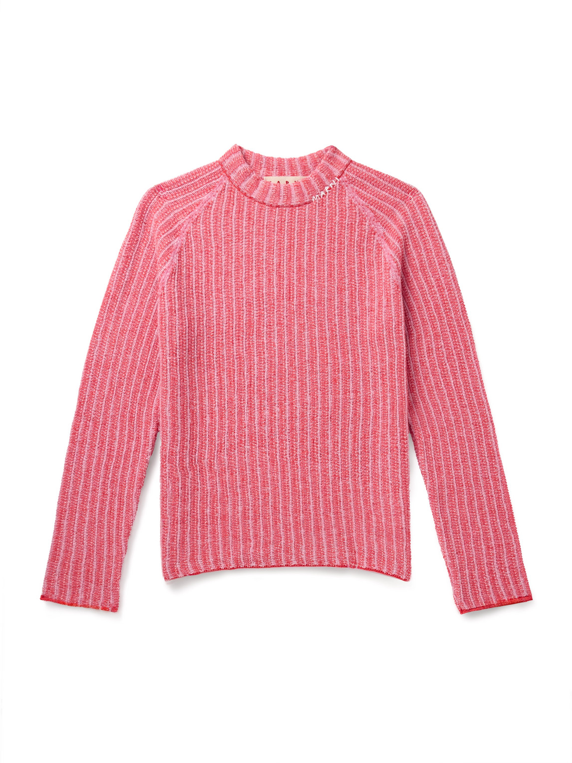 Ribbed Virgin Wool and Cashmere-Blend Sweater