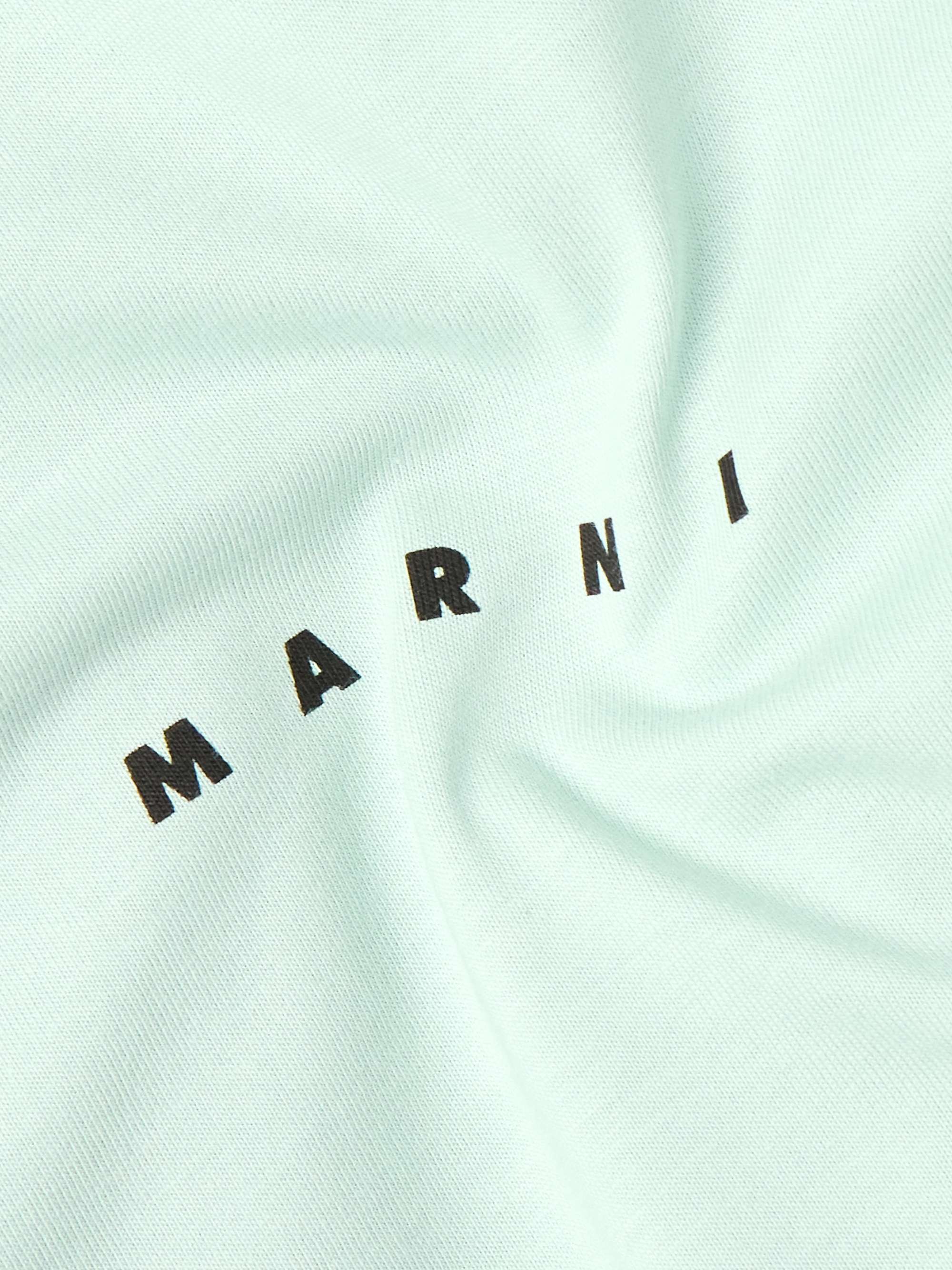 MARNI Logo-Print Cotton-Jersey T-Shirt