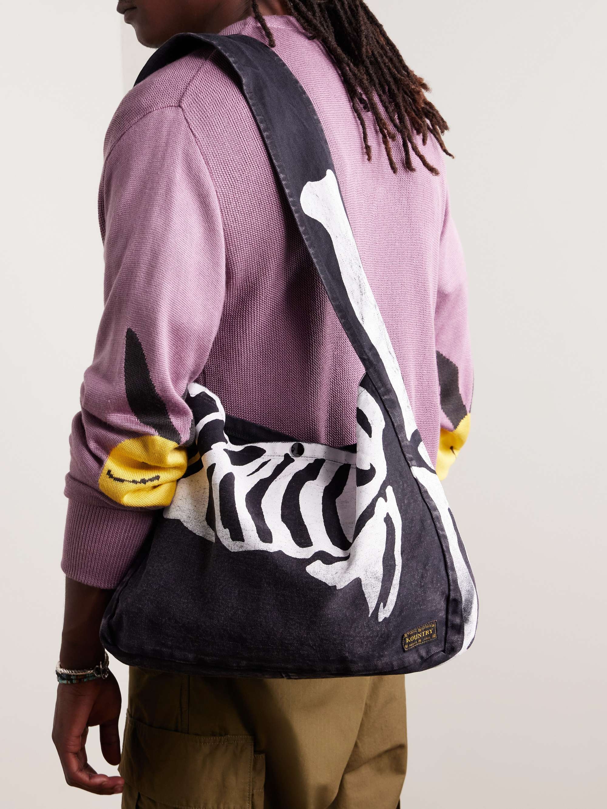 KAPITAL バッグ KAPITAL - 12ozフェザーデニム BOOK BAG - BLUE NEON
