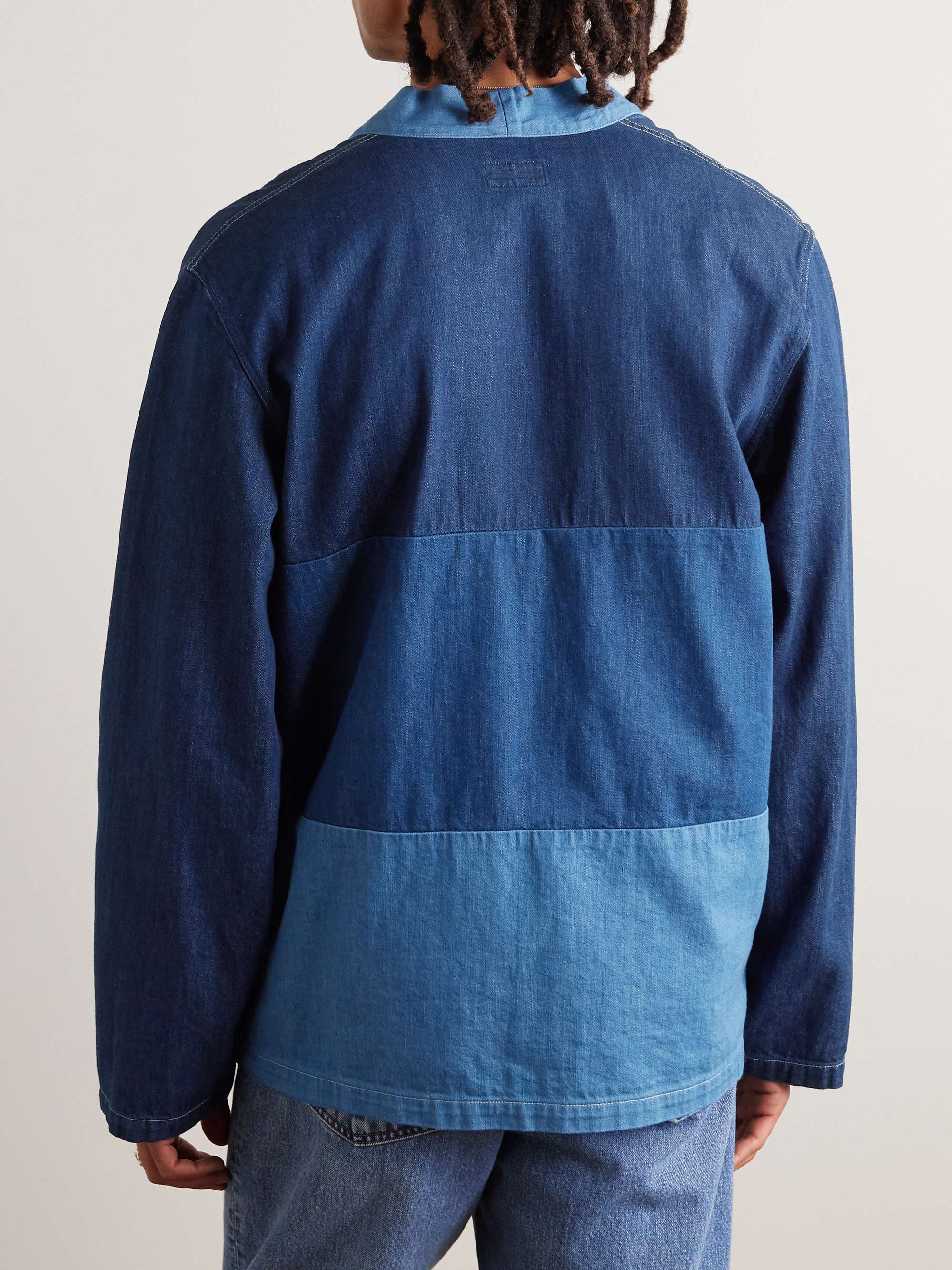 KAPITAL Kakashi Patchwork Denim Jacket for Men | MR PORTER KAPITAL Kakashi Patchwork Denim Jacket for Men | MR PORTER