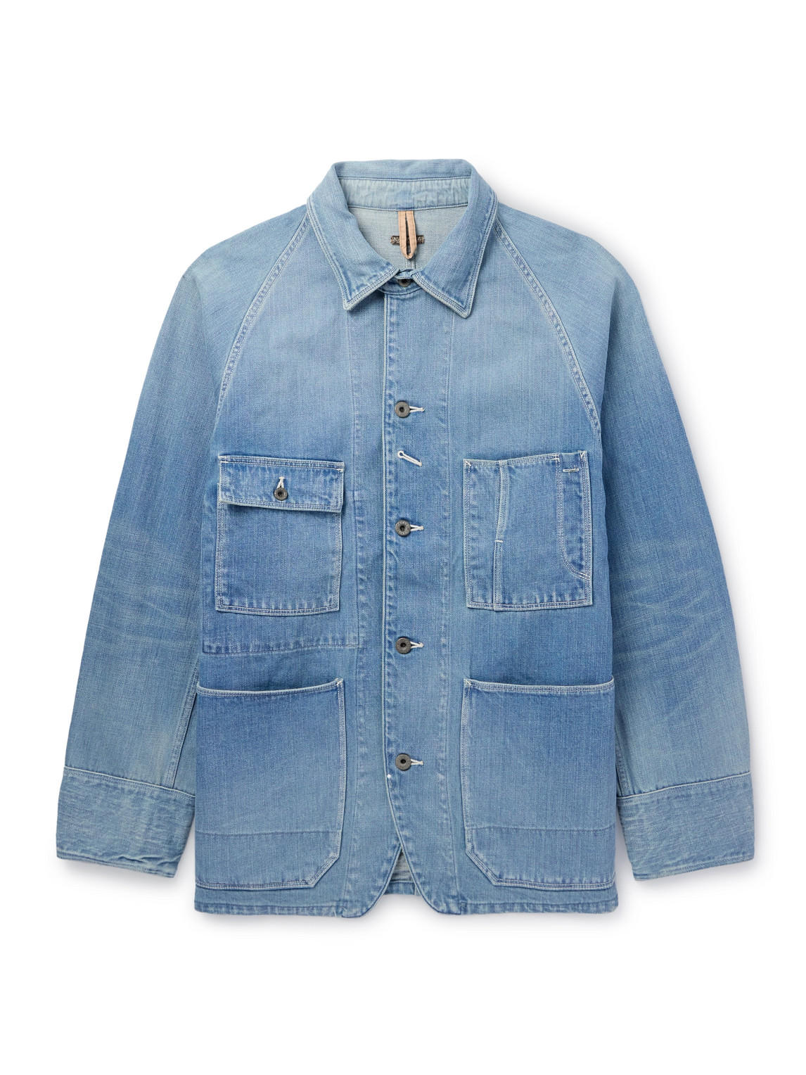 Kapital Cactus Panelled Denim Jacket In Blue
