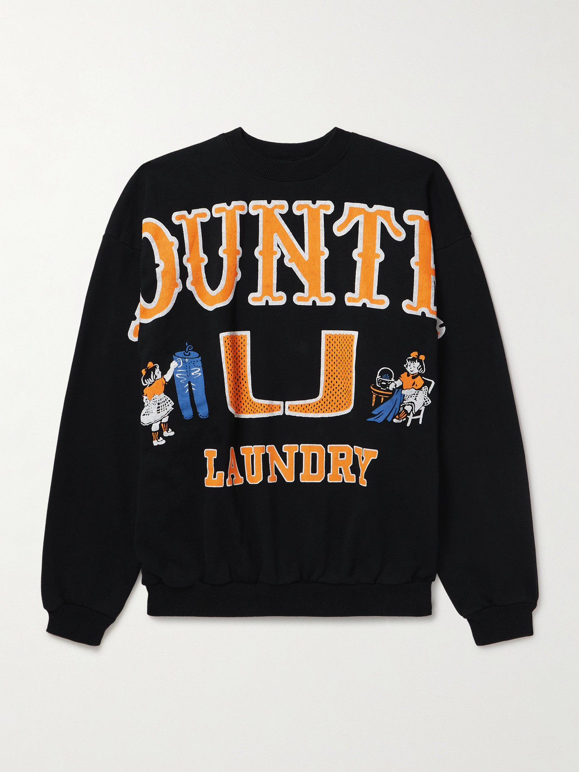 KAPITAL Printed Cotton-Jersey Sweatshirt - Men