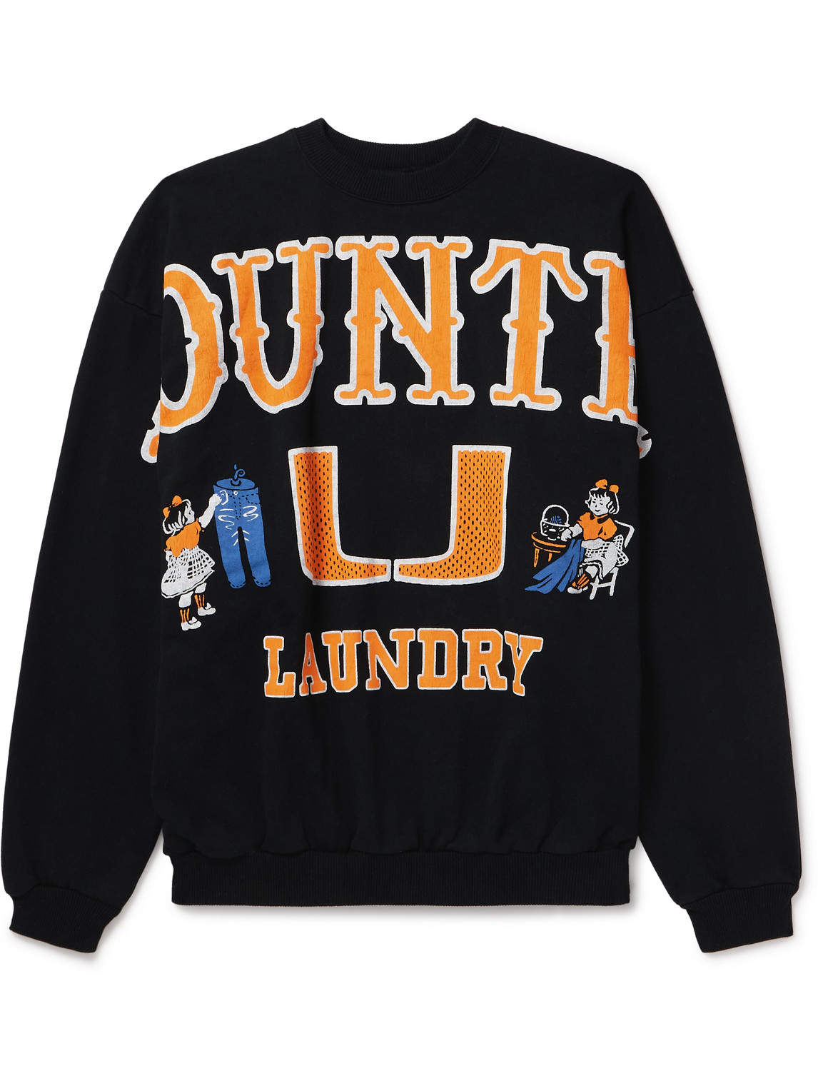 Printed Cotton-Jersey Sweatshirt