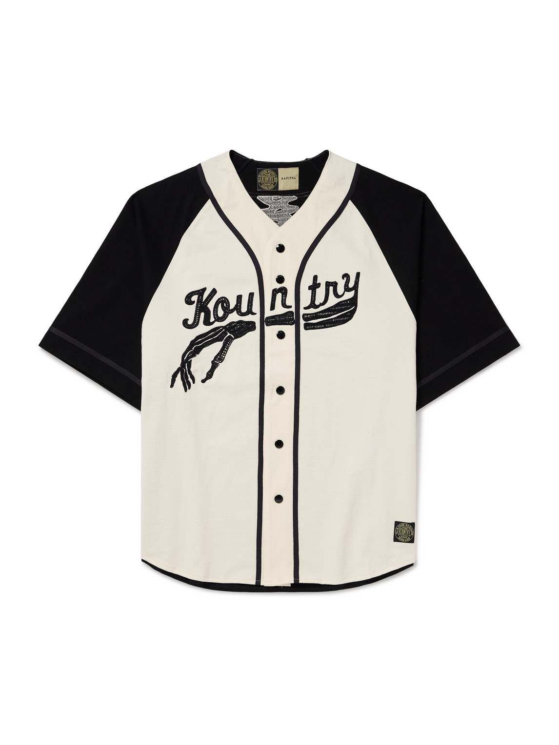 Oversized Logo-Appliquéd Cotton-Jersey Shirt