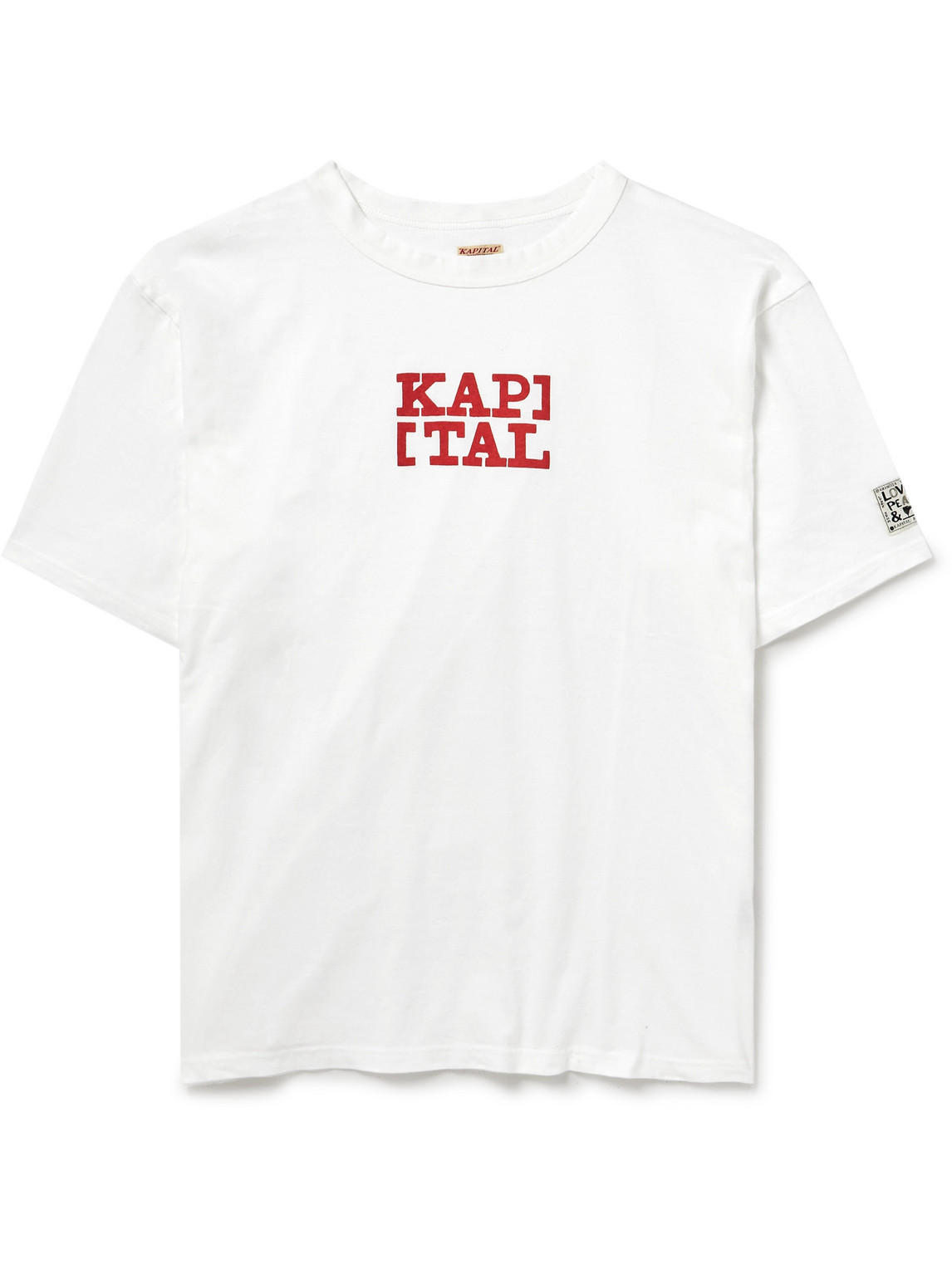 KAPITAL - Rookie Logo-Print Cotton-Jersey T-Shirt - Curated Menswear