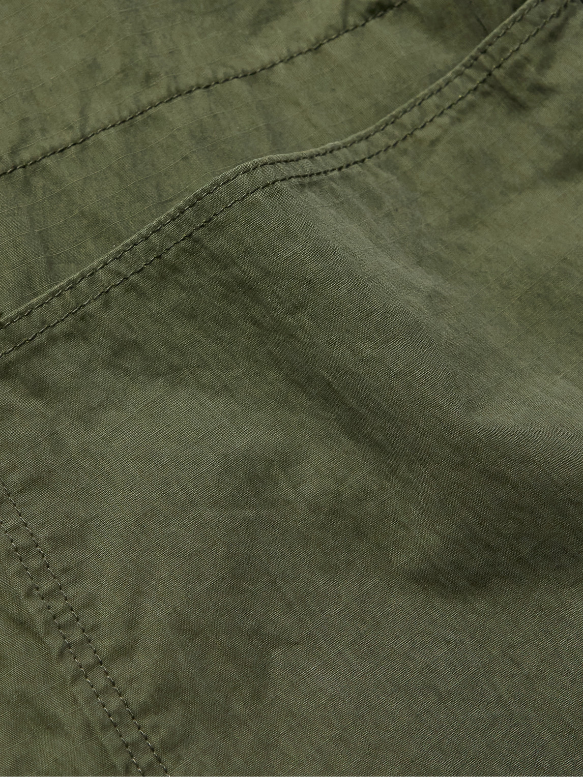 Shop Kapital Cotton-blend Ripstop Jacket In Green
