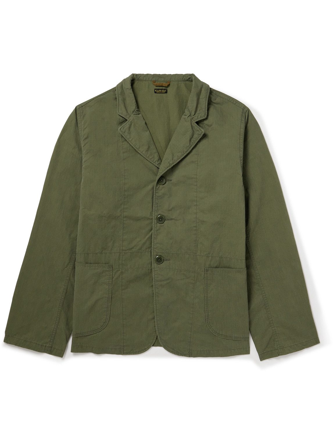Kapital Cotton-blend Ripstop Jacket In Green