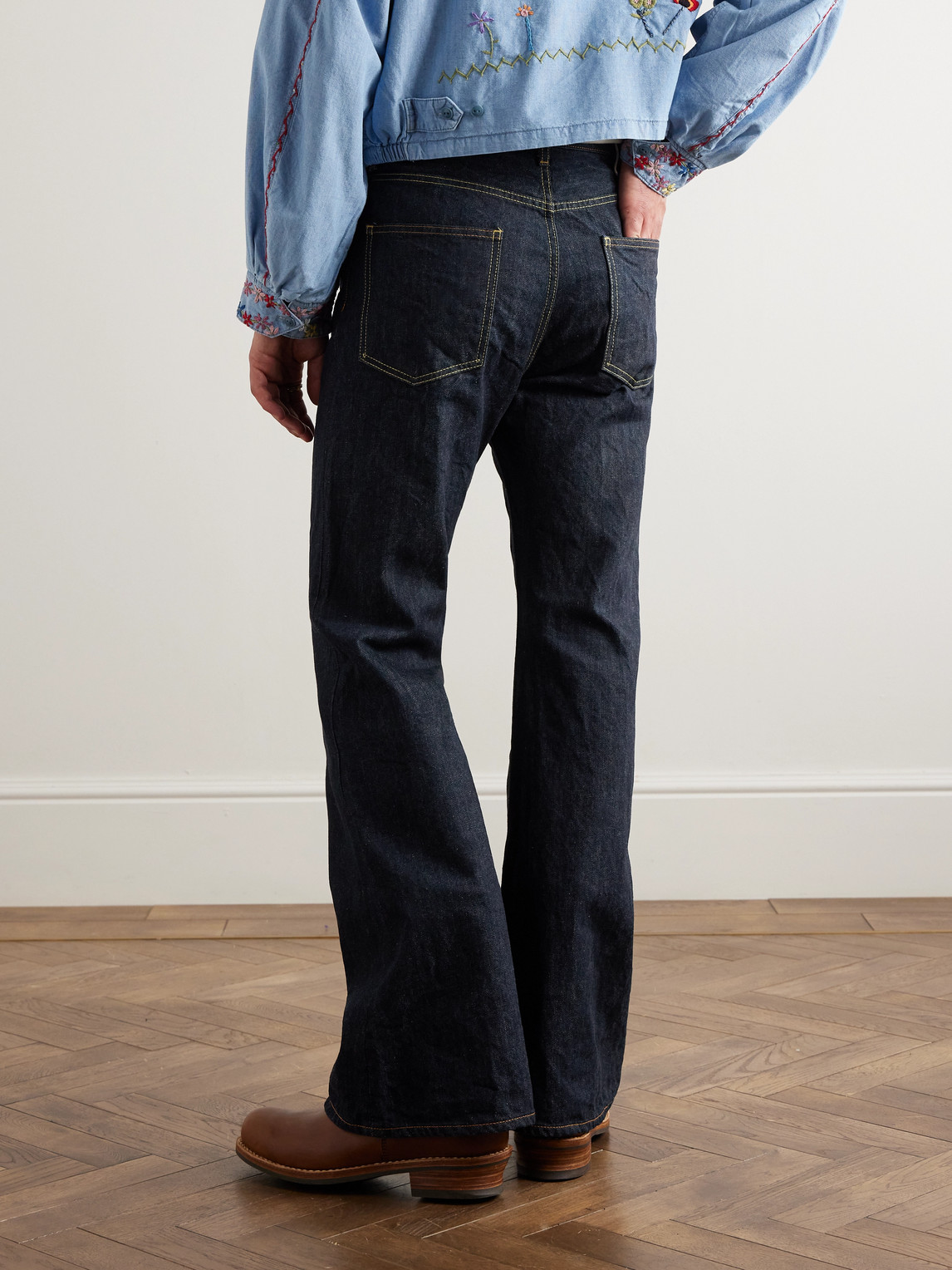 Kapital Straight-leg Jeans In Blue