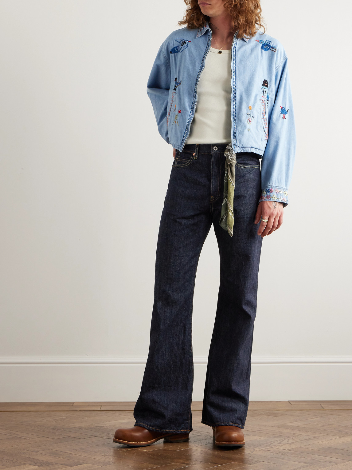 Kapital Straight-leg Jeans In Blue