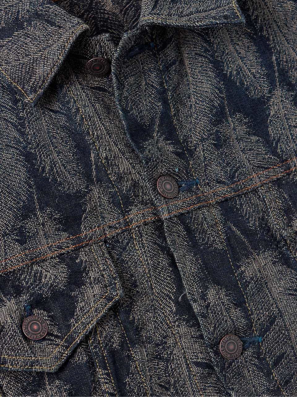 Kapital 60/40 Cross Magpie Pattern Gayle Parka Jacket