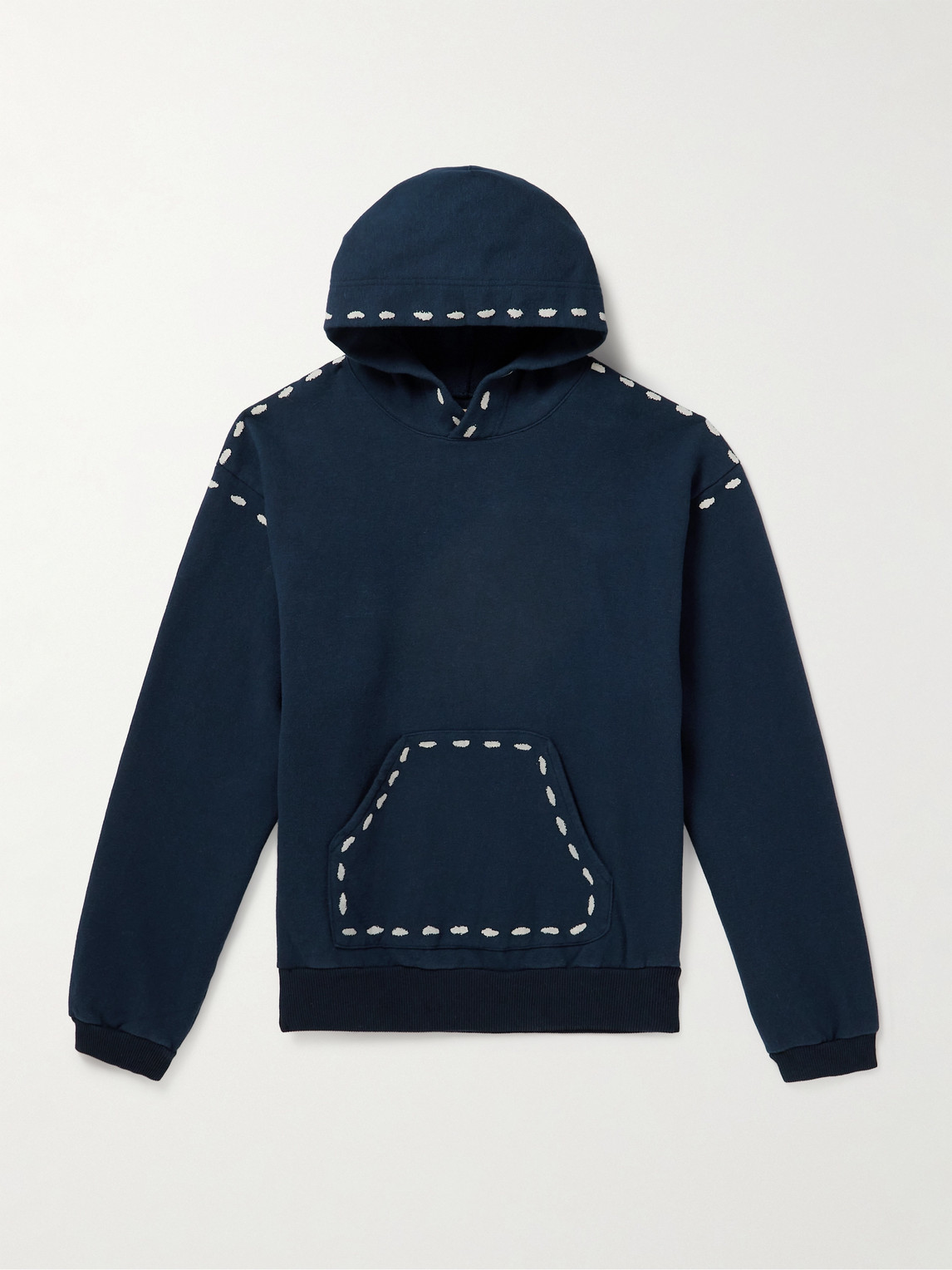 KAPITAL Marionette Printed Cotton-Jersey Hoodie - Men