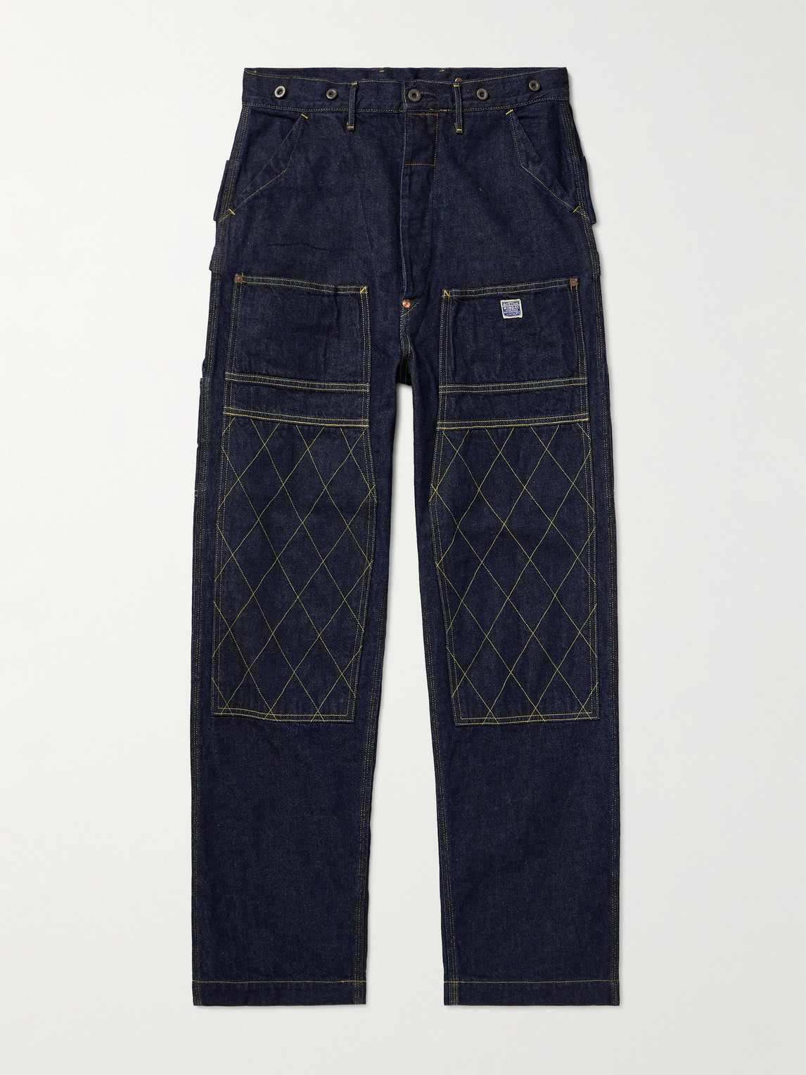 KAPITAL Lumber Straight-Leg Panelled Jeans - Men