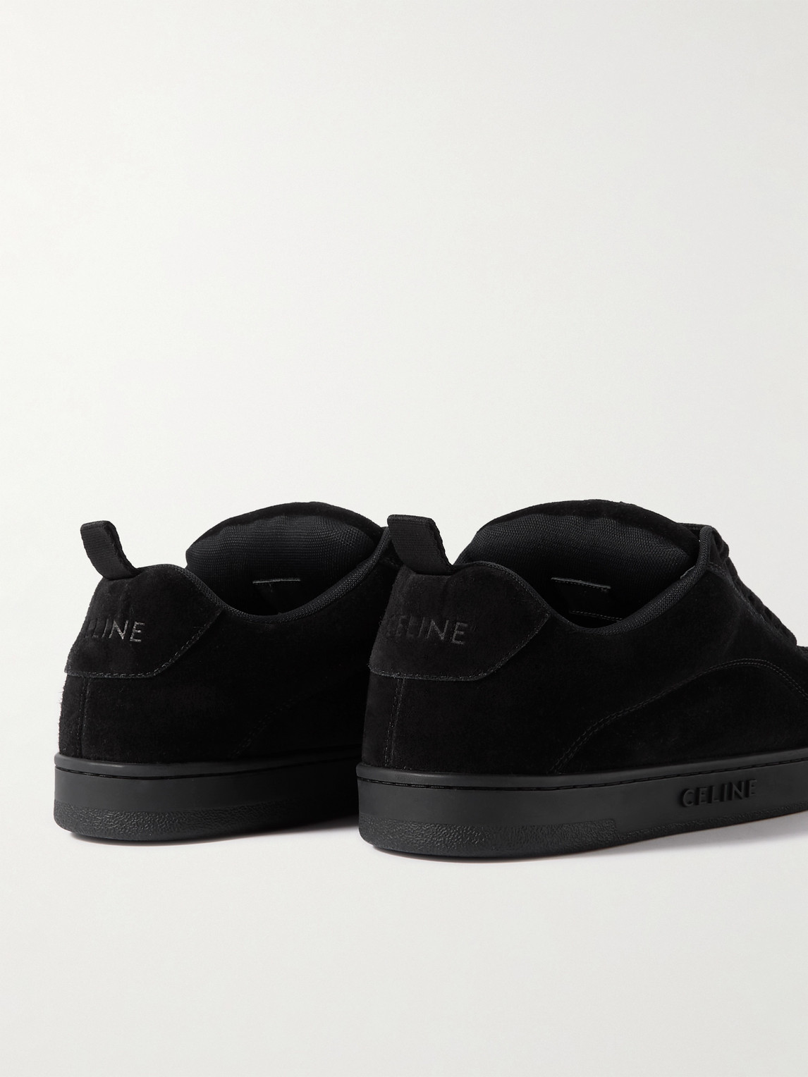 Celine Huntington Low-top Sneakers In Black
