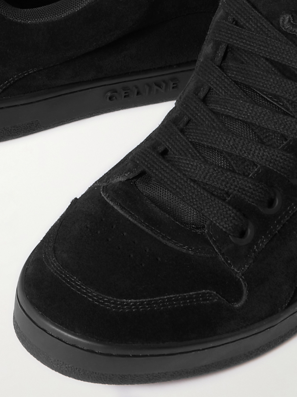 Celine Huntington Low-top Sneakers In Black