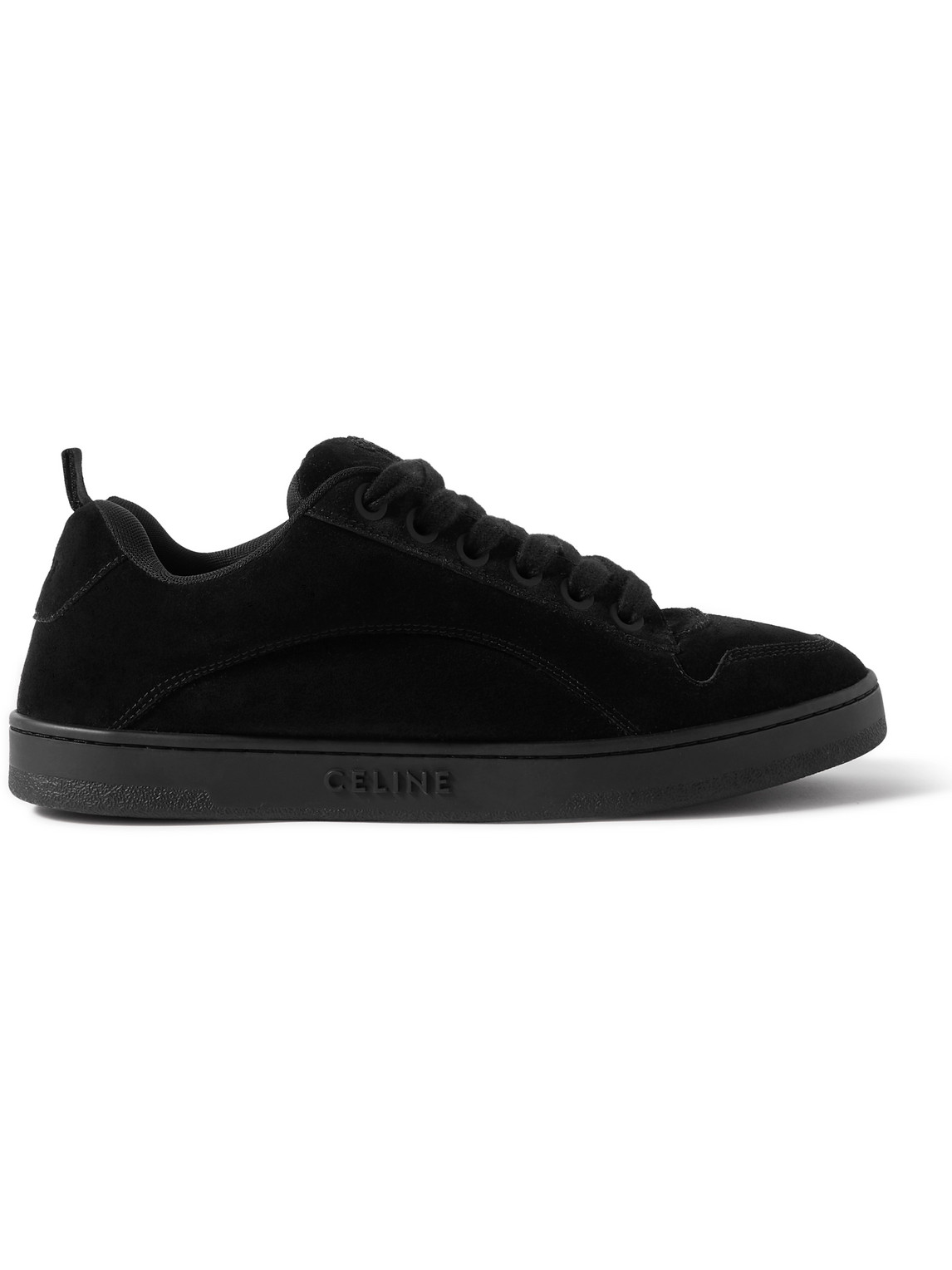 Celine Huntington Low-top Sneakers In Black
