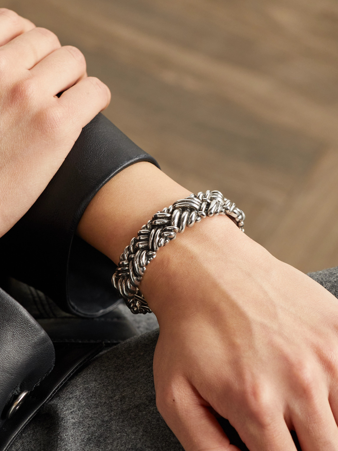 Engraved Sterling Silver Cuff — 2