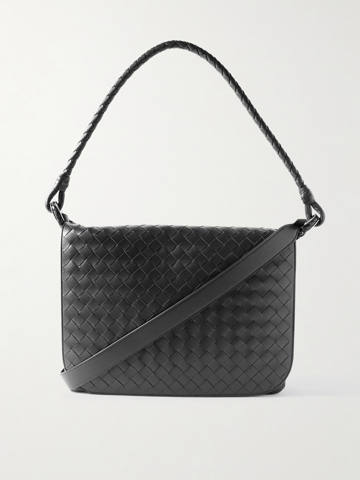 Bottega Veneta Intrecciato Leather Messenger Bag - Men