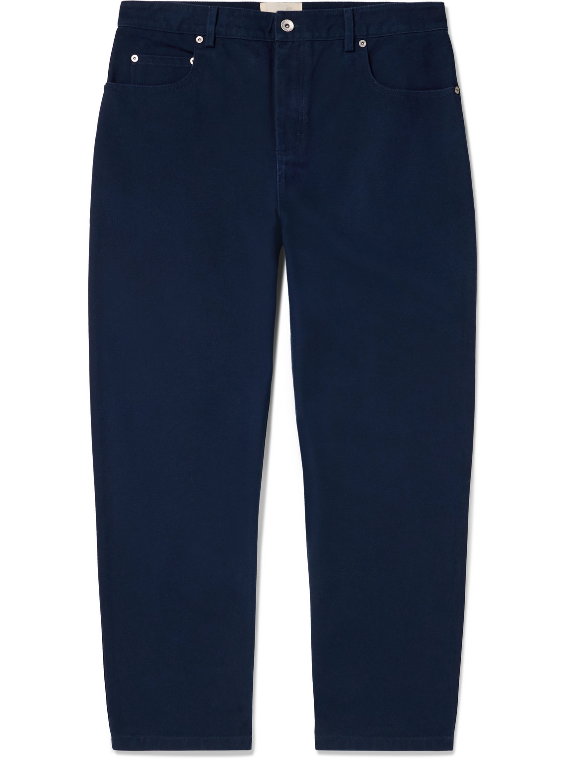 Tapered Cotton-Canvas Trousers