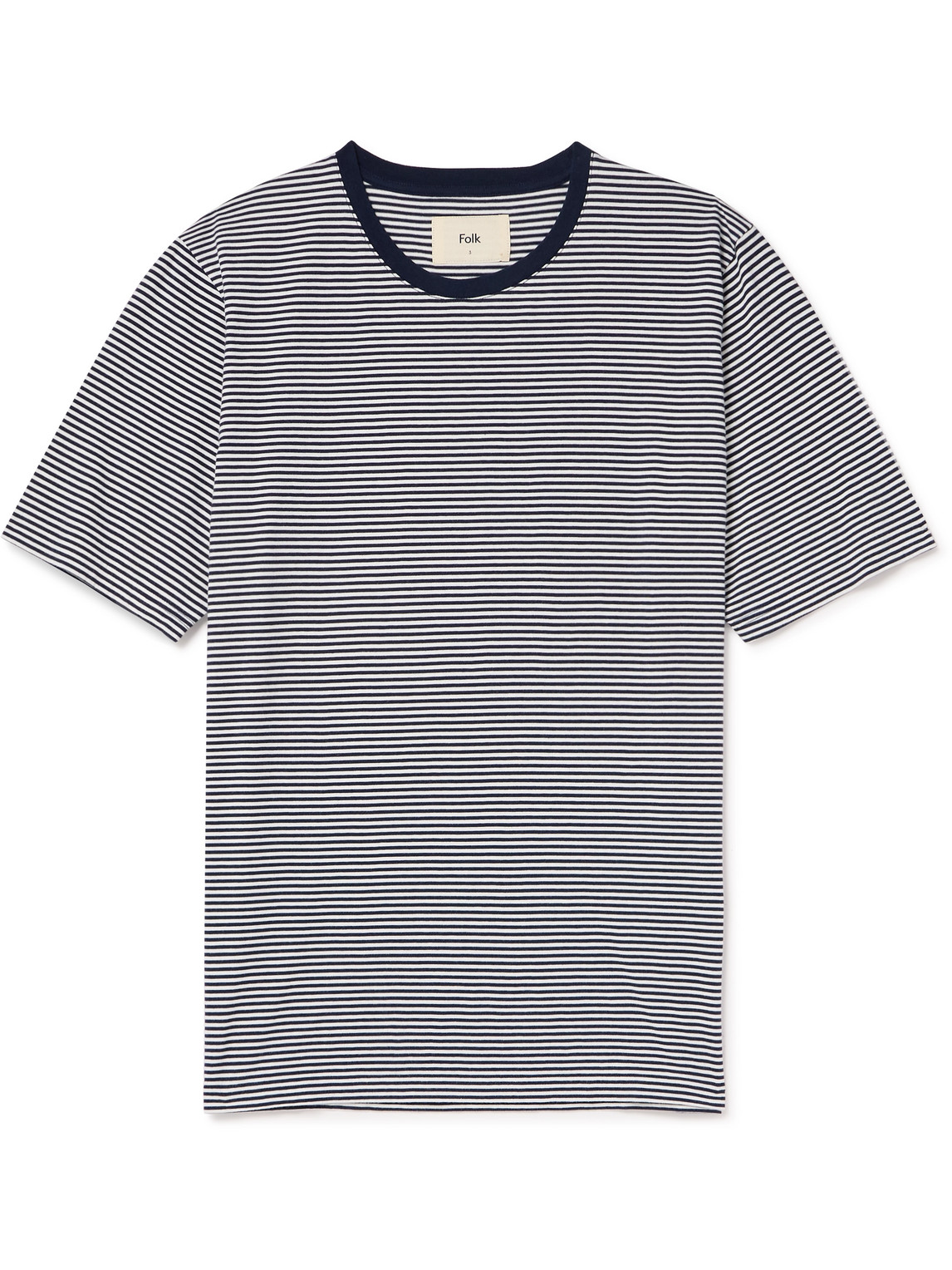 Striped Cotton-Jersey T-Shirt