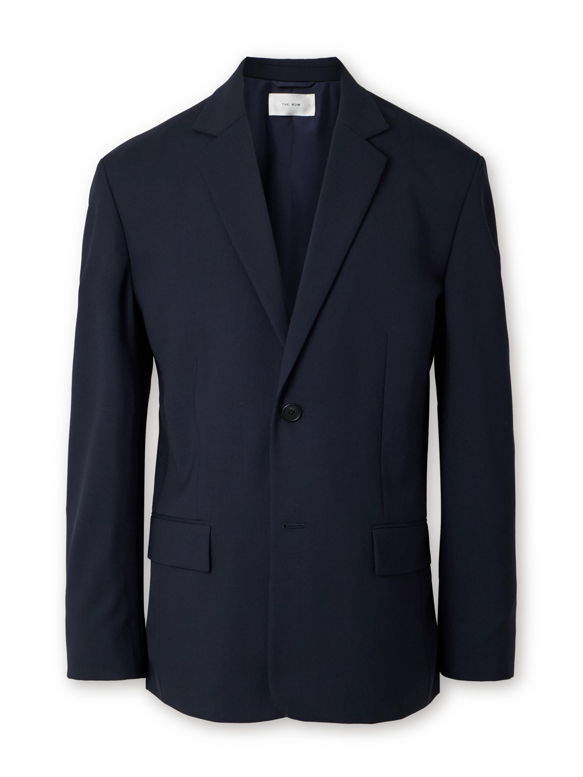 The Row Eligio Virgin Wool-twill Suit Jacket In Blue
