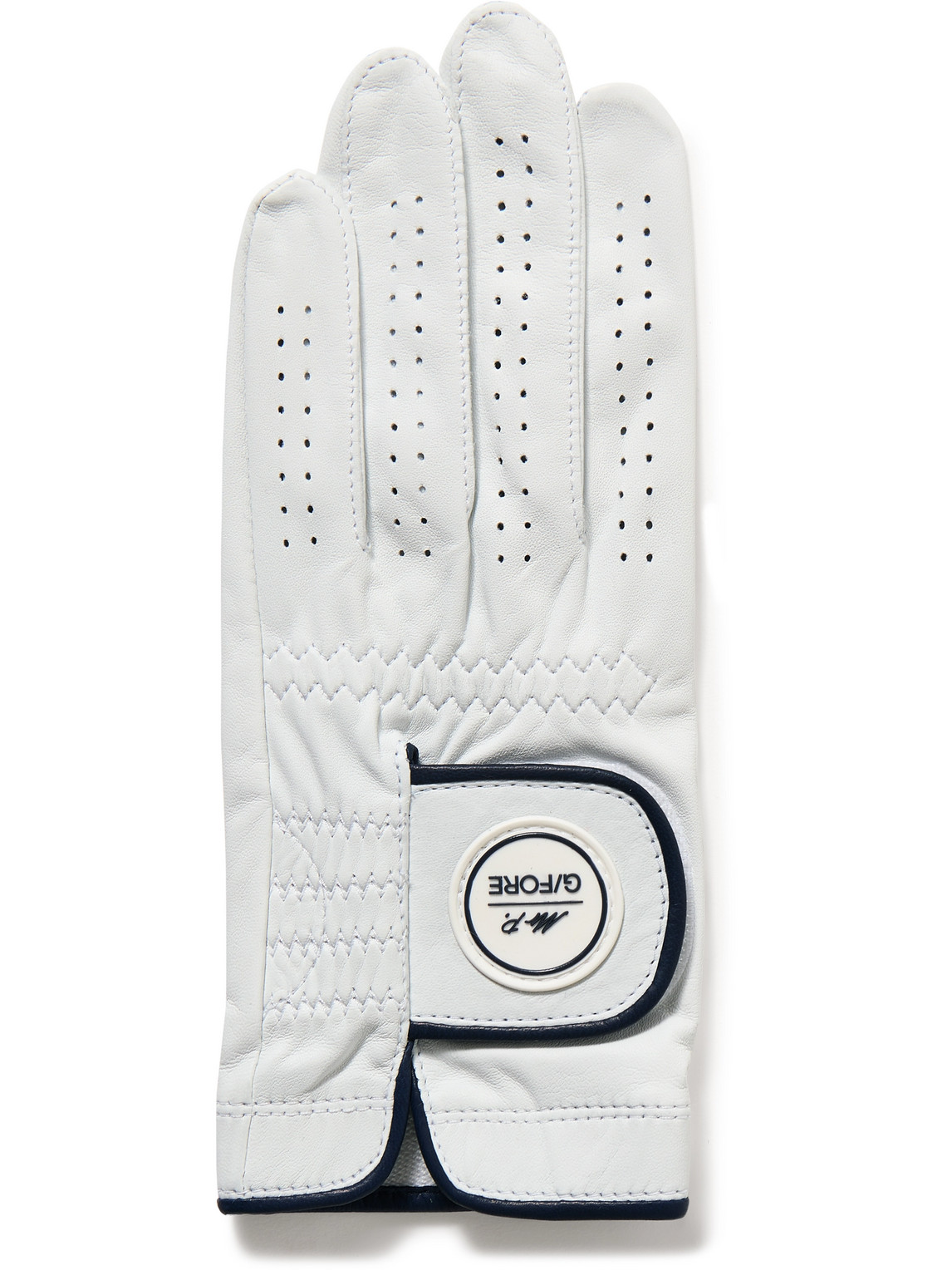 G/FORE Golf Logo-Appliquéd Leather Gloves