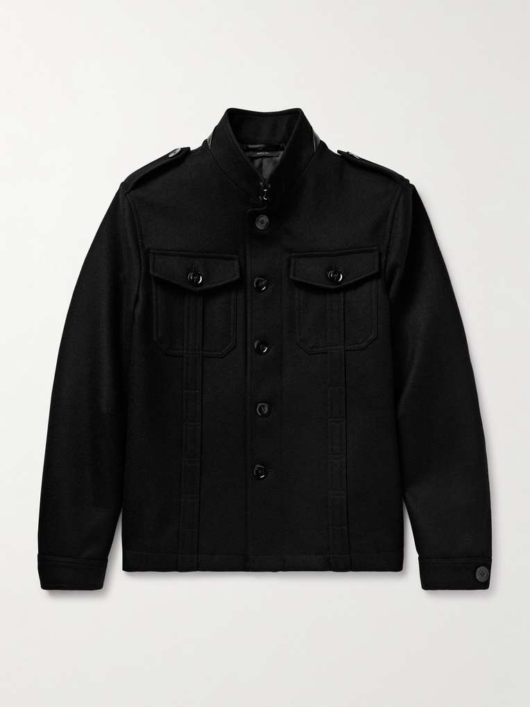 Tom Ford — Wool-Felt Overshirt