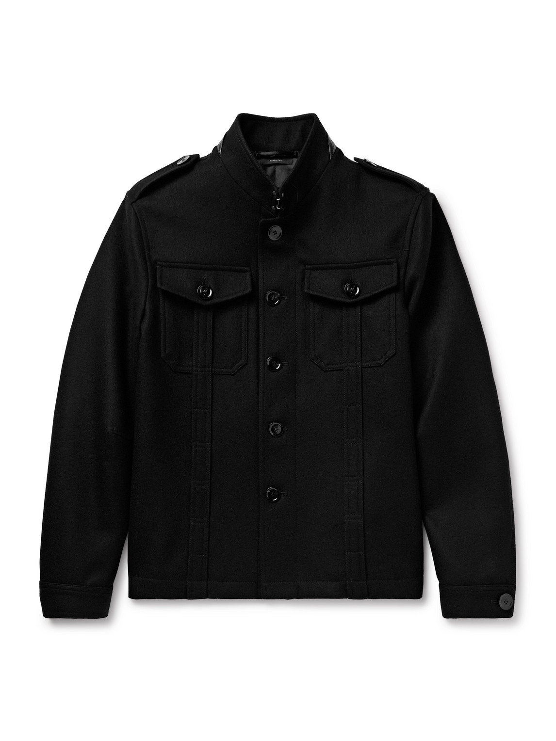 Wool-Felt Overshirt