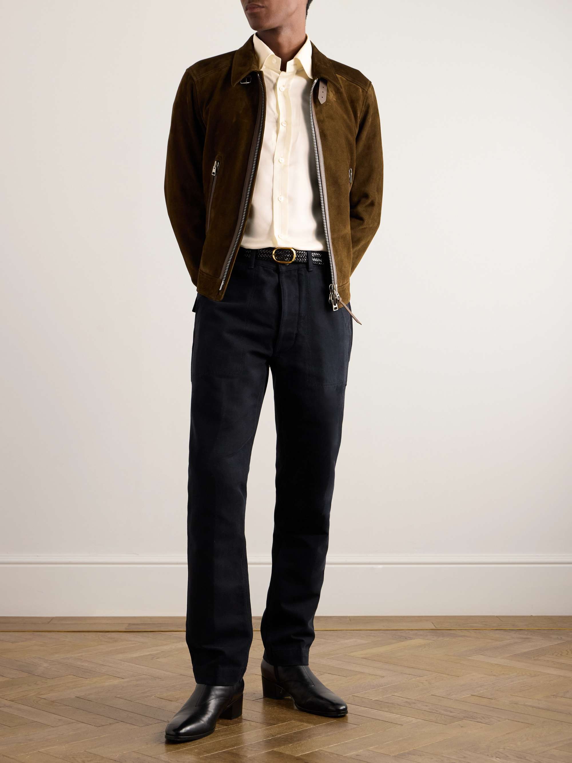 TOM FORD Cotton-Blend Twill Field Jacket for Men | MR PORTER