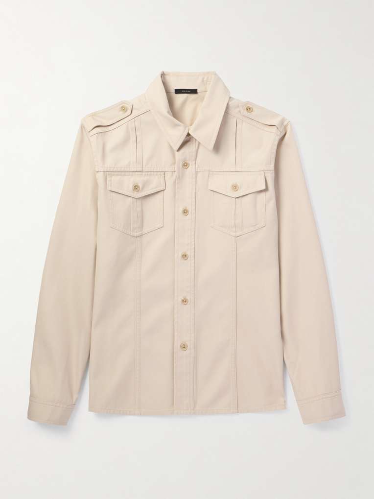 Tom Ford — Cotton and Silk-Blend Twill Overshirt