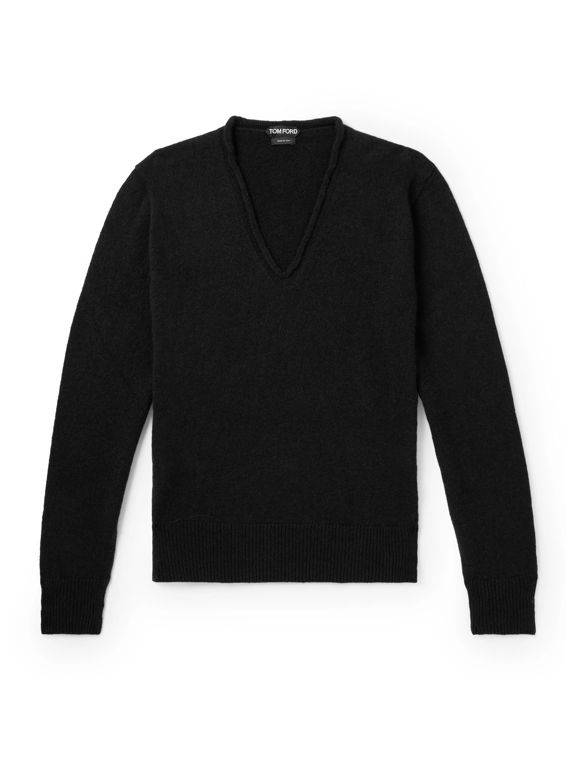 Slim-Fit Cashmere and Silk-Blend Sweater