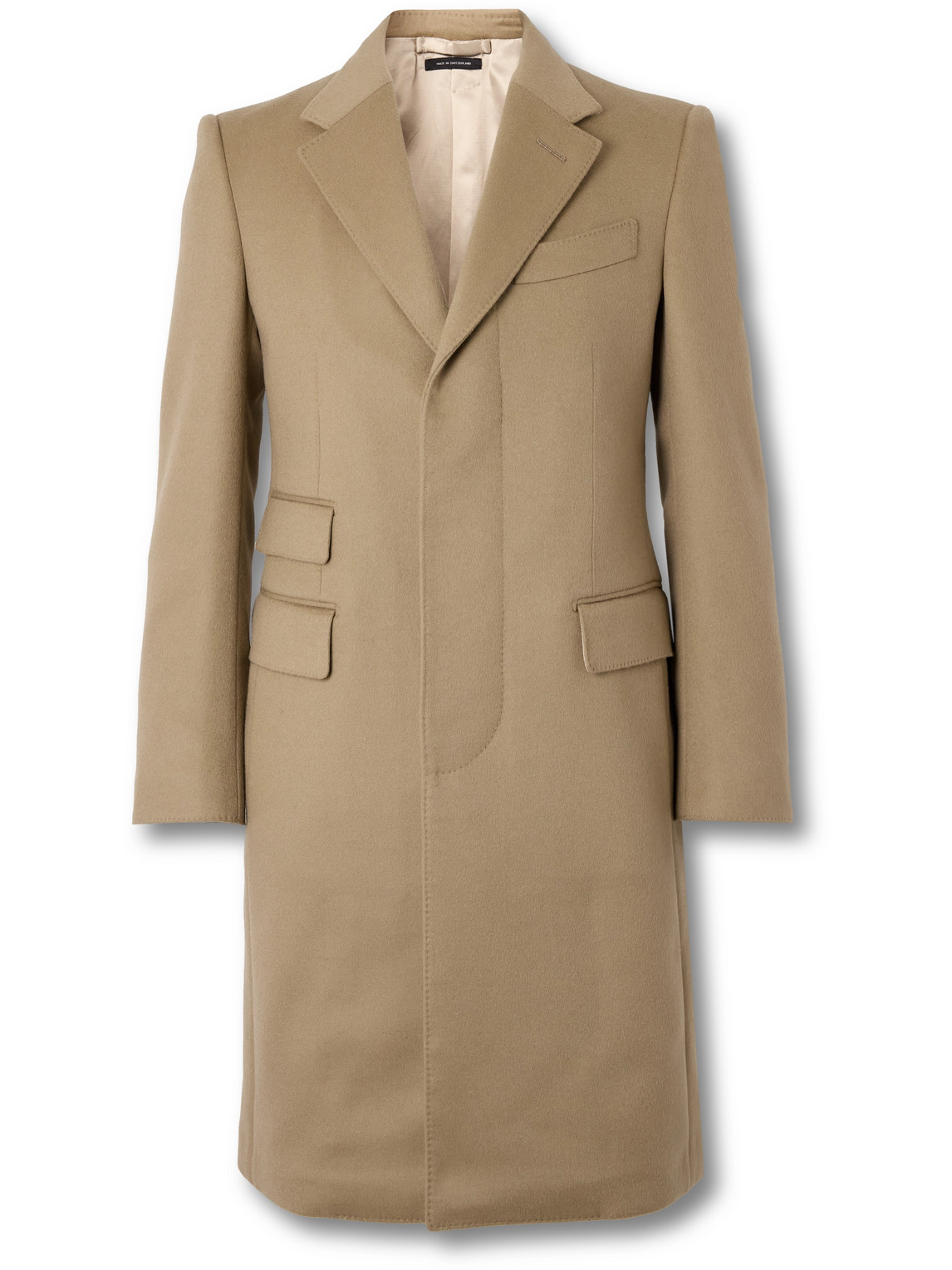 Brushed Wool and Cashmere-Blend Coat
