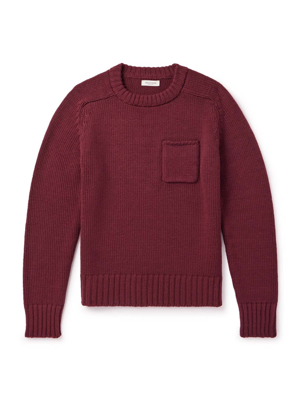 Ribbed Merino Wool Sweater