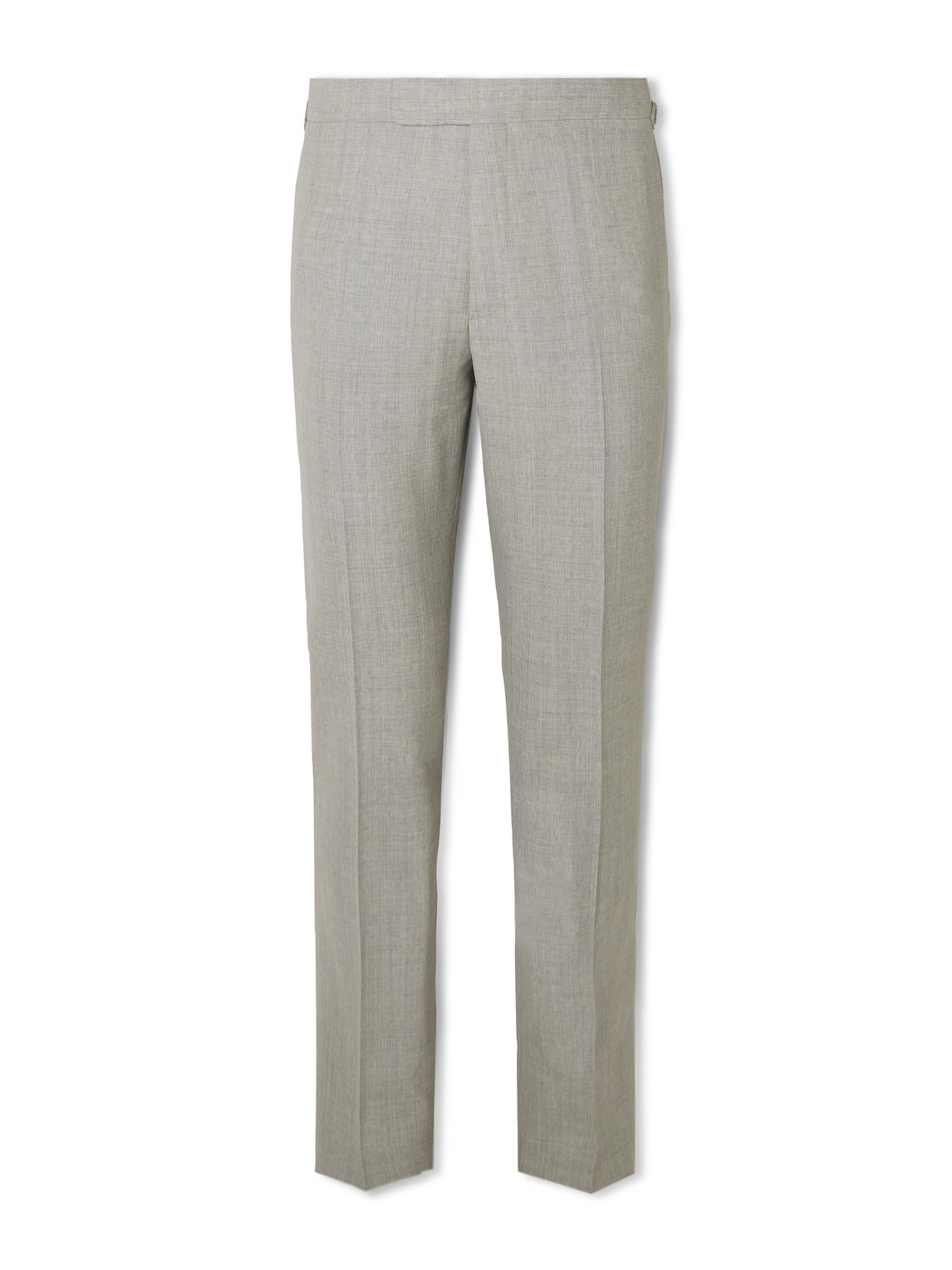 Kingsman Straight-leg Wool Suit Trousers In Grey