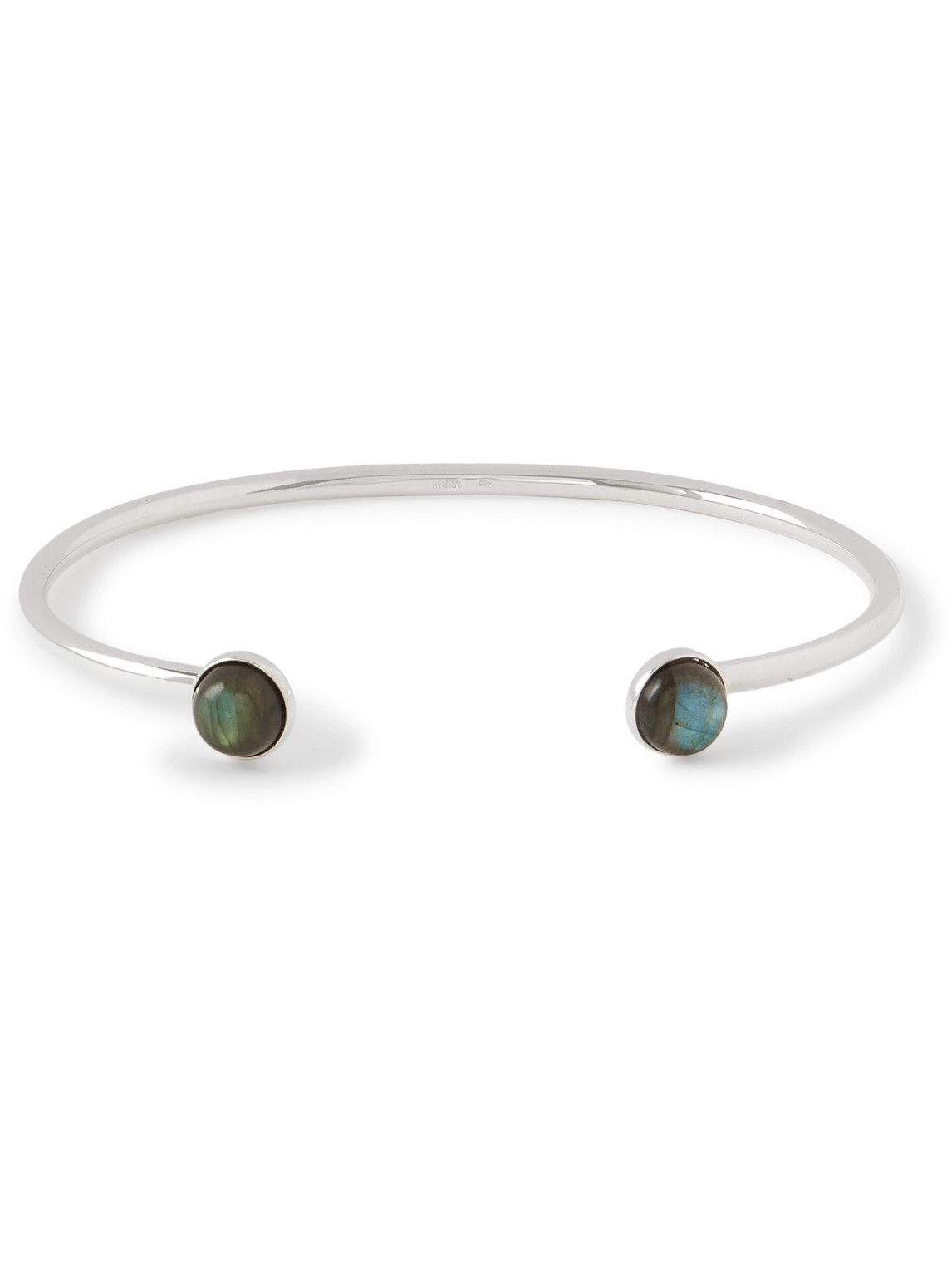 Mikia A Silver Labradorite Cuff