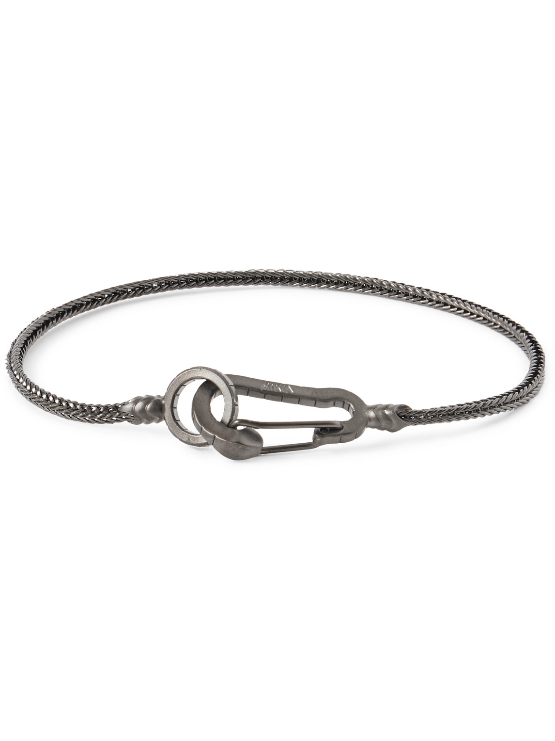 Mikia Ruthenium-plated Bracelet In Gray
