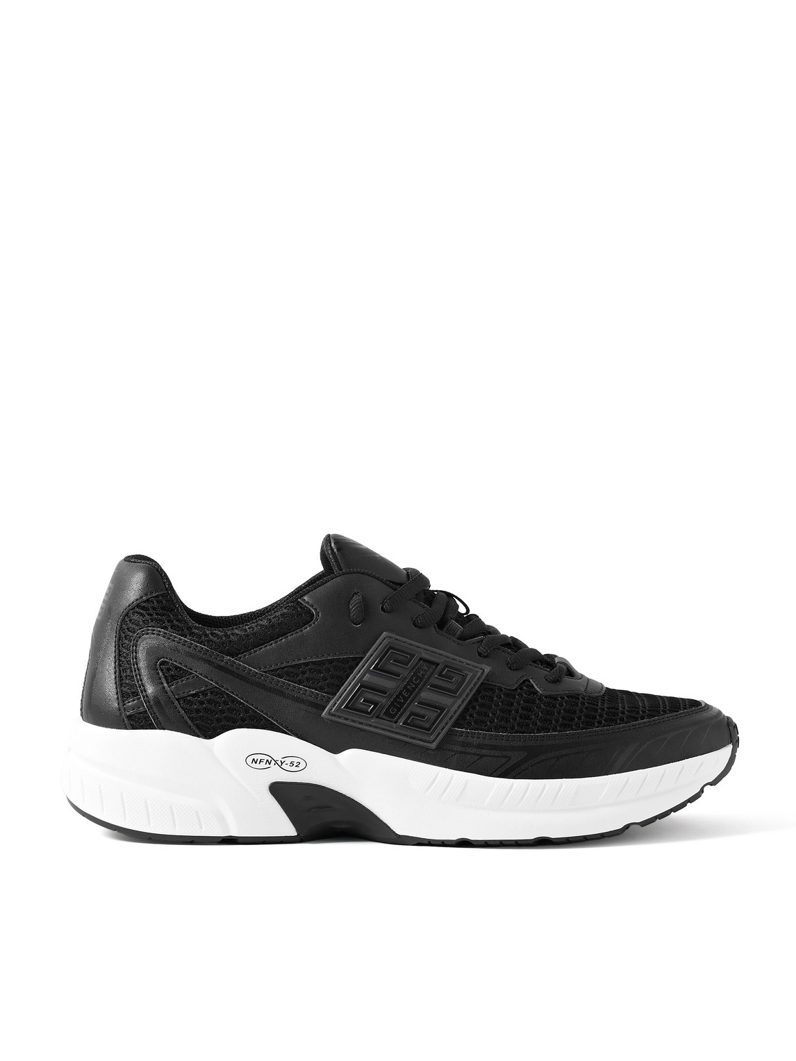 NFNTY-52 Rubber, Mesh and Leather Sneakers