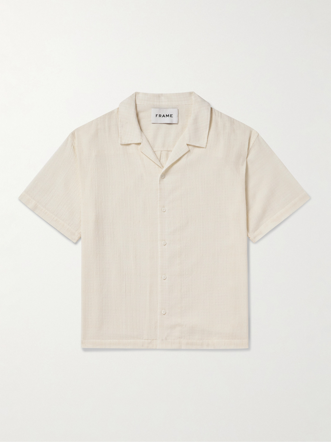 FRAME – Camp-Collar Cotton Shirt